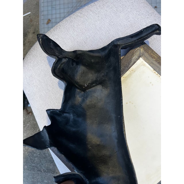 Vintage Cast-Iron Scottish Dog Doorstop For Sale In Atlanta - Image 6 of 7