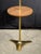Beautiful vintage mid century modern brass floor lamp with integrated side table, very much in the manner of pieces by the...