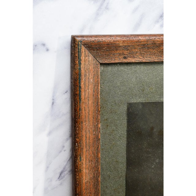 Brown Large Antique British King George v Coronation Portrait Photograph Framed For Sale - Image 8 of 10