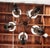 Brass Mid-Century Five-Light Brass Finish Chandelier For Sale - Image 8 of 10