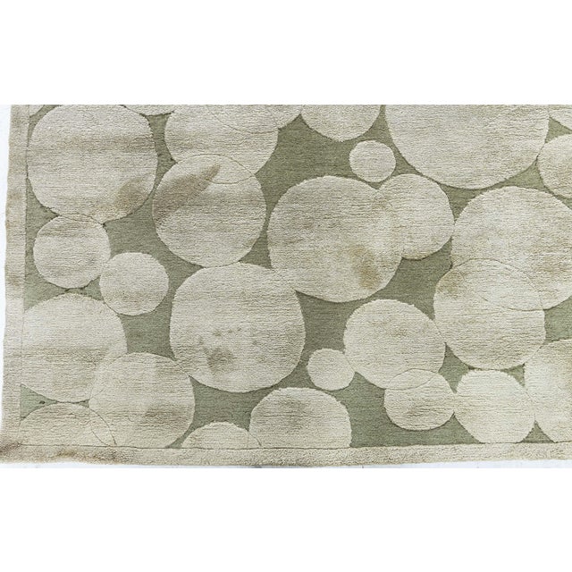 Doris Leslie Blau Collection Modern Bubble Design Rug by Alan Wanzanberg For Sale In New York - Image 6 of 9