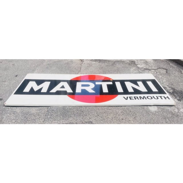 Vintage Martini Vermouth Sign, 1960s For Sale - Image 4 of 8