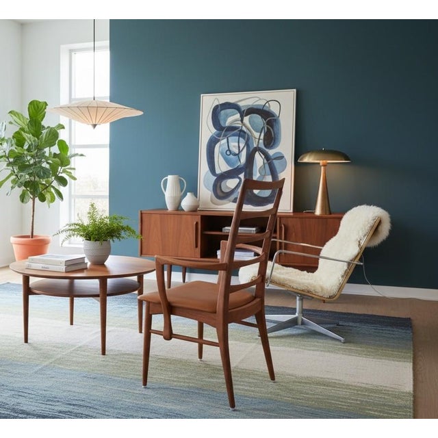 Wood Danish Liz Armchair in Teak and Leather by Niels Koefoed for Koefoeds Hornslet, 1960s For Sale - Image 7 of 13