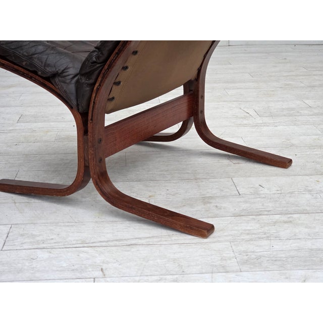 Norwegian Siesta Lounge Chair in Leather by Ingmar Relling for Westnofa, 1970s For Sale - Image 18 of 18