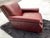 Vintage Large Burgundy Leather Club Chair by Hickory Furniture For Sale In Charlotte - Image 6 of 10