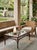 Mid-Century Hollywood Regency Faux Bamboo and Glass Coffee Table For Sale - Image 9 of 12