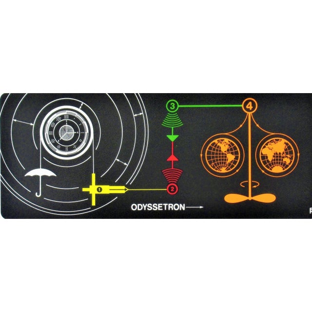 Late 20th Century Bryan Rogers Odyssetron I (From The Suite Of 5 Lithographs) 1982 Original Print For Sale - Image 5 of 8