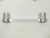 Fontana Arte Celada Serie Bathroom Set in Chrome-Plated Brass and Cut Glass by Gianni Celada for Fontana Arte, 1967, Set of 7 For Sale - Image 4 of 18