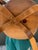 Vintage Wood and Leather Cherner Dining Chair For Sale - Image 16 of 18
