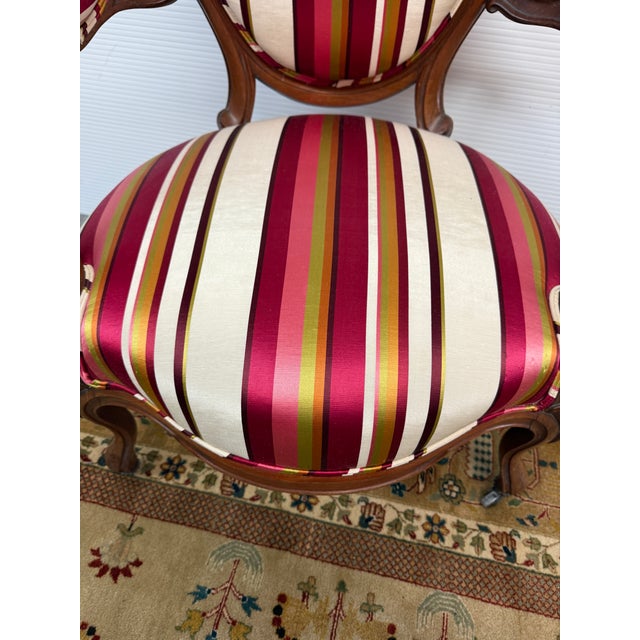 19th Century Rococo Revival Bergère Chair, Circa 1890's For Sale - Image 5 of 12