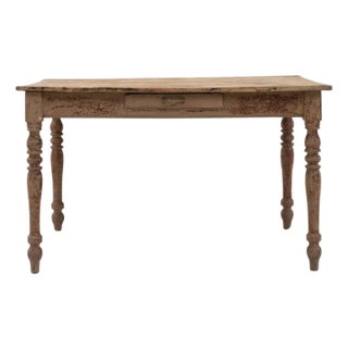 19th Century French Wooden Dining Table For Sale
