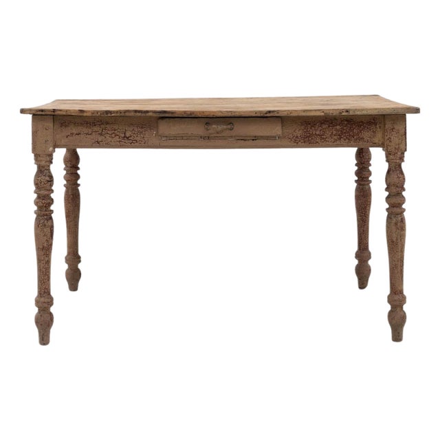 19th Century French Wooden Dining Table For Sale