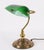 Vintage 20th Century Articulated Green Glass Brass Bankers Lamp Desk Lamp For Sale - Image 10 of 16