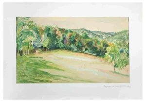 Reynold Arnould, Landscape, 1960s, Drawing