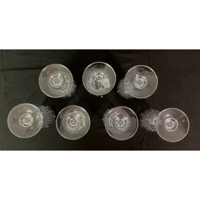 Mikasa 1990s Mikasa “Arctic Lights Platinum” Wine Glasses- Set of 8 For Sale - Image 4 of 7