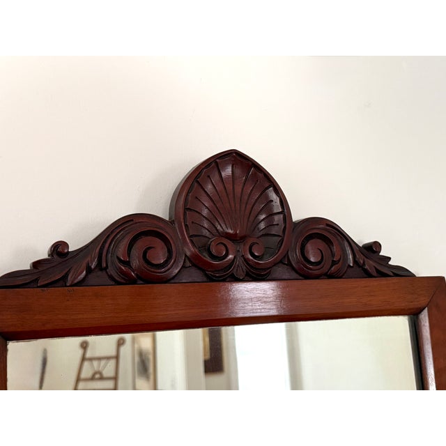 Mid 19th Century Antique American Vanity Dressing Table Desk With Mirror For Sale - Image 5 of 18