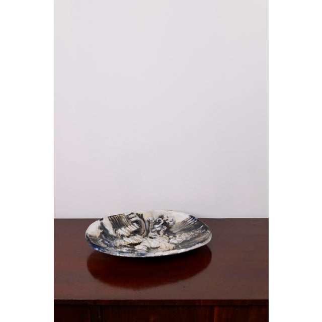 Large Ceramic Wall Plaque by Jeppe Hagedorn-Olsen, Denmark, 1960s For Sale - Image 9 of 15