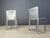1980s Grey Leather Dining Chairs from Cattelan, Italy, 1980s, Set of 8 For Sale - Image 5 of 10