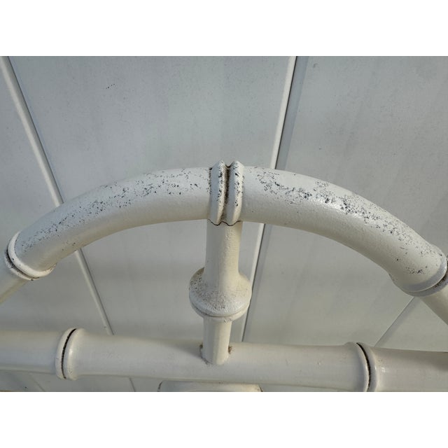 Boho Chic Omega Kensington Collection by Drexel, 60’s Faux Bamboo King Size Headboard For Sale - Image 3 of 5