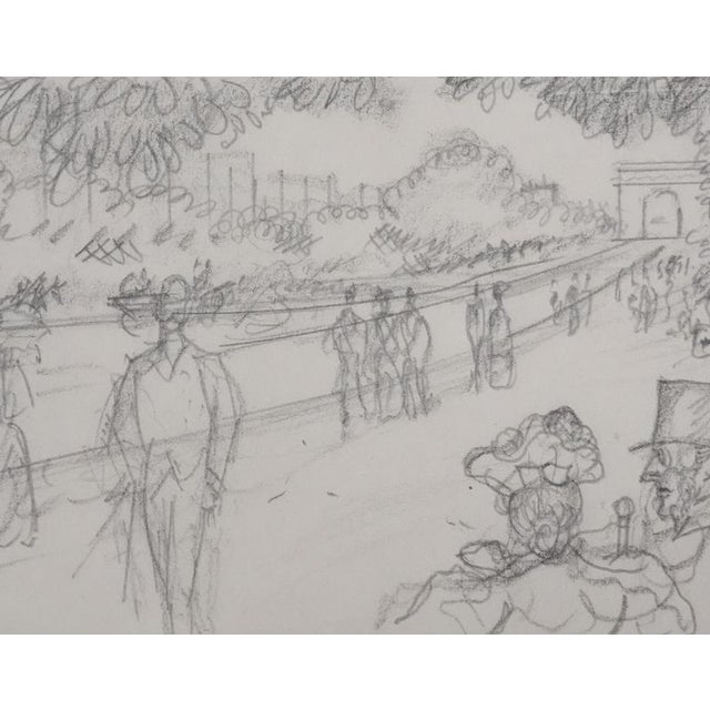 Jean-Emile Laboureur, Avenue du bois, Pencil For Sale - Image 4 of 7