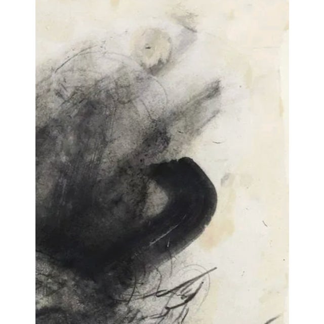 1990s "The Naked Chicken" by James Drake (1946): Allegorical Intensity in Charcoal For Sale In Austin - Image 6 of 9