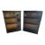 Matched Pair of Three Unit Globe Wernicke Solid Mahogany Bookcases For Sale