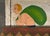 Antique c.1900 American Folk Art Hand Painted Figural Storage Box / Blanket Chest / Cache Pot For Sale In Providence - Image 6 of 14