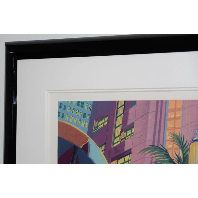 Michael Young "Pink Parrot Club" Original Signed Serigraph C.1990 For Sale In San Francisco - Image 6 of 8