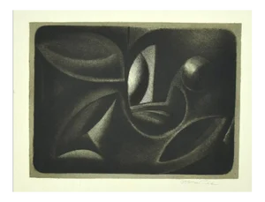 Unknown - Composition - Original Lithograph - Late 20th Century