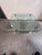 1970s Vintage Pace Collection Glass Coffee Table Lucite Legs Chrome Caps For Sale - Image 5 of 12