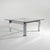 Metal Square Coffee Table in Glass and Steel, 1970s For Sale - Image 7 of 12