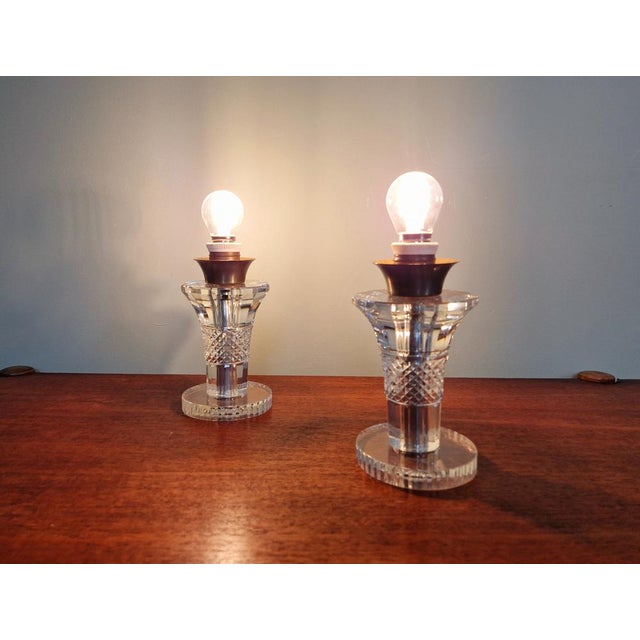 Art Deco Lamps from Val Saint Lambert, 1930s, Set of 2 For Sale - Image 4 of 18