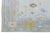 2020s Modern Oushak Style Hand-Knotted Wool Rug in Ice Blue, Blush & Sage For Sale - Image 5 of 12