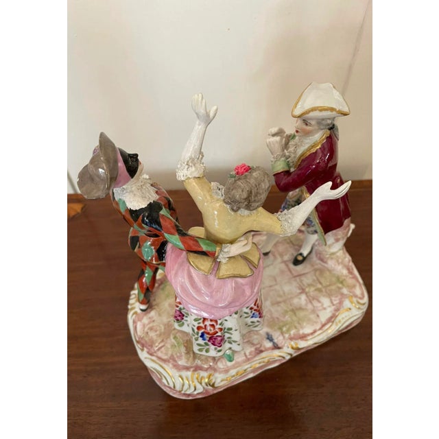 Ceramic Antique French Victorian Porcelain Figurine by Eugene Clauss For Sale - Image 7 of 15