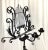 Victorian Late 1800's Iron Adjustable Music Stand with Candle Holders For Sale - Image 3 of 13
