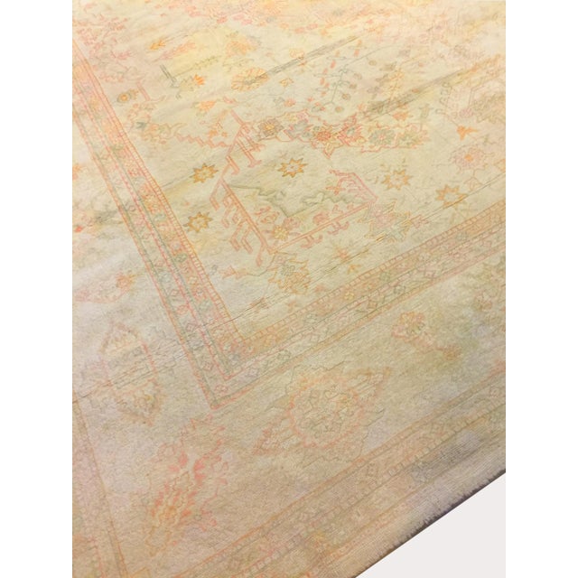 Antique Turkish Oushak Rug, 12'3 X 15'10 For Sale - Image 4 of 6