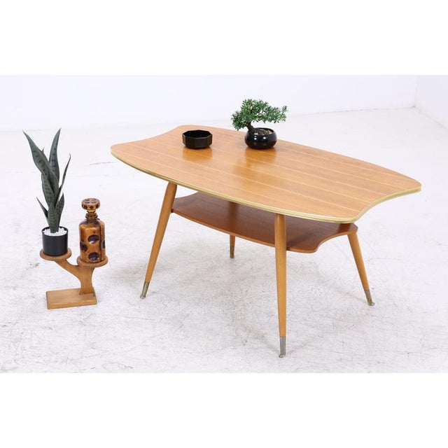 Vintage Coffee Table in Wood, 1950s For Sale - Image 11 of 11