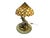 Vintage Dog Table Lamp in the style of Tiffany with Marble Base, 1950s For Sale - Image 12 of 12