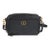 Black Grained Calfskin Caro Double Pouch For Sale
