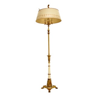 Neo-Classical French Tole Floor Lamp, 1900s For Sale