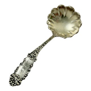 1890s Wallace Watson Sterling Silver Victoria Pattern Sauce Ladle For Sale