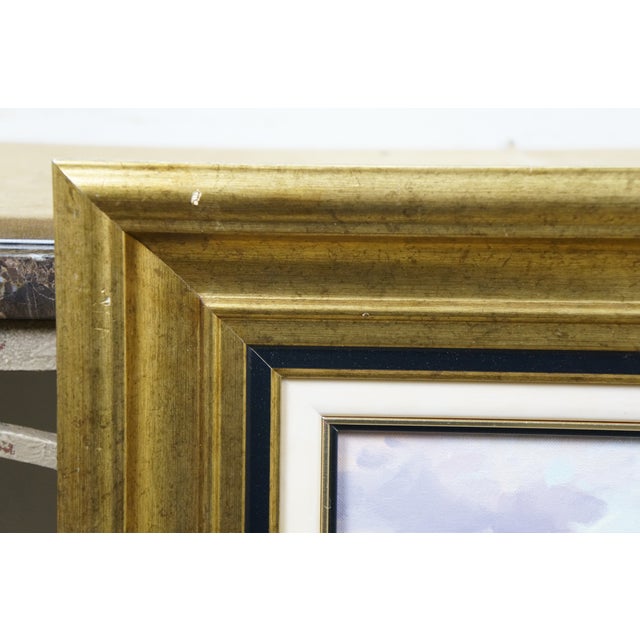 Salvador Caballero 'Costa Brava' Coastal Landscape Seascape Harbor Painting 22" For Sale - Image 9 of 13