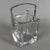 French Crystal Ice Bucket with Tongs For Sale - Image 11 of 11