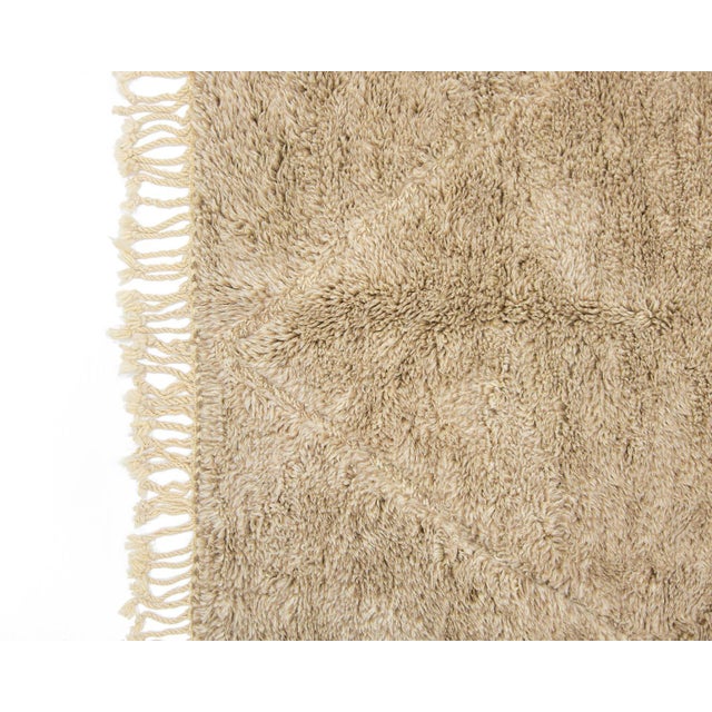 Contemporary Hand-Knotted Wool Rug by Azele Studio For Sale - Image 3 of 11