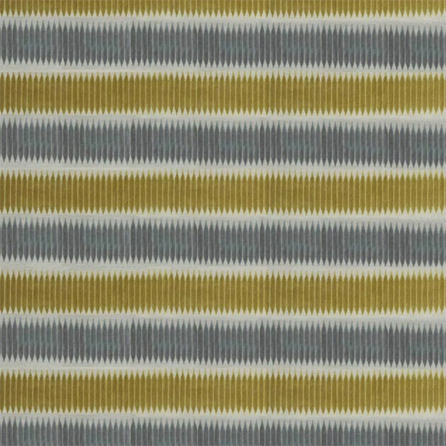 Harlequin Nevido Fabric in Citrus/Platinum For Sale