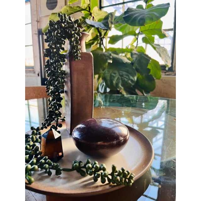 Mid-Century, Traditional Style Jasper Carved Stone Box For Sale - Image 10 of 10