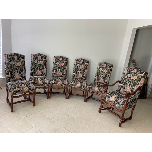 Mid 20th Century Trouvilles Chairs - Set of 6 For Sale - Image 10 of 12