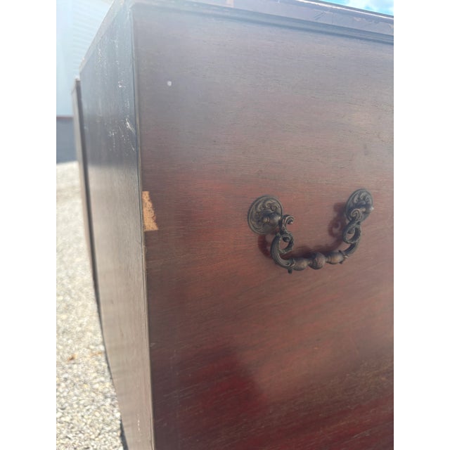 1970s Vintage Traditional Wooden Step End Tables, Set of Two For Sale - Image 9 of 9