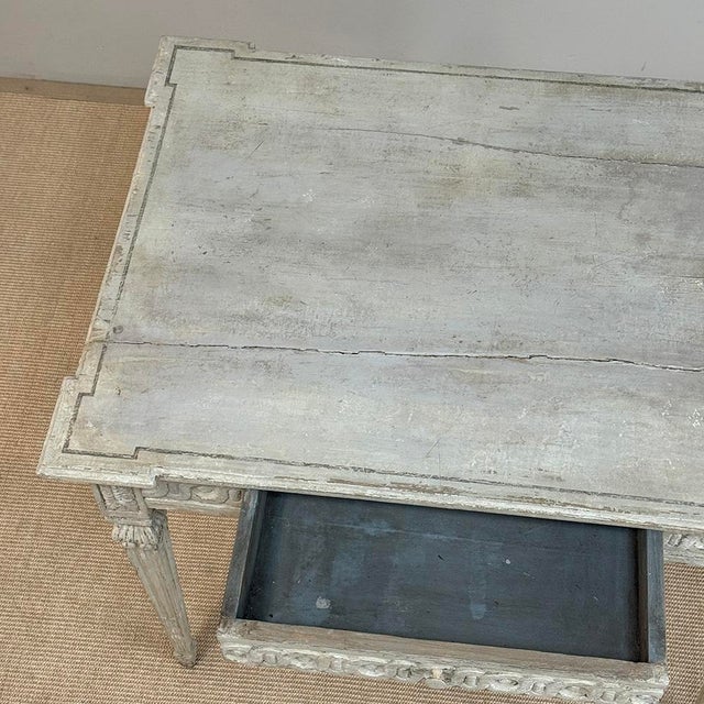 18th Century Swedish Painted Center Table ~ Writing Desk For Sale - Image 17 of 18