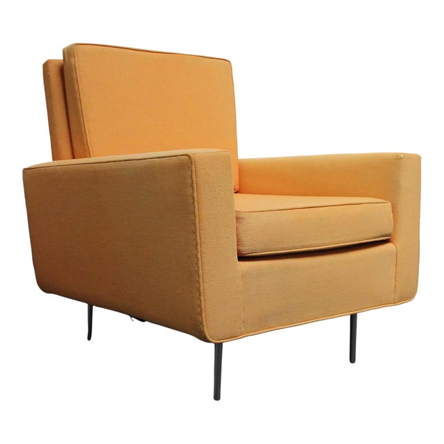 Knoll Lounge Chair With Original Wool Upholstery Chairish